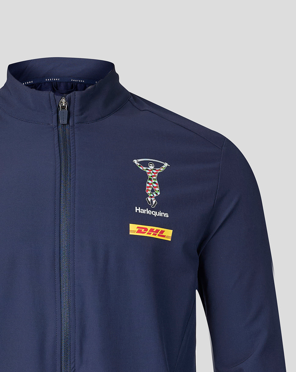 Harlequins Men's 2026/27 Matchday Walkout Jacket - Navy