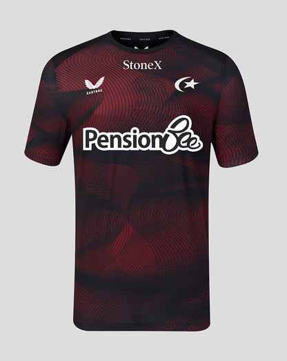 Saracens Mens 2026/27 Matchday T-Shirt - Black