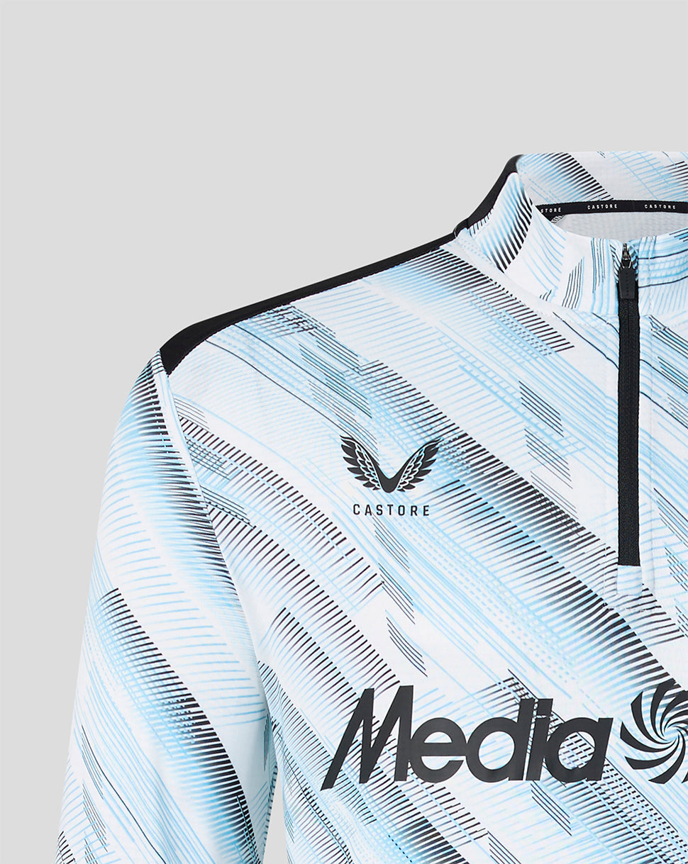 Feyenoord Herren 2026-2027 Auswärts Matchday Midlayer - Weiss/Schwarz/Alaskan Blue