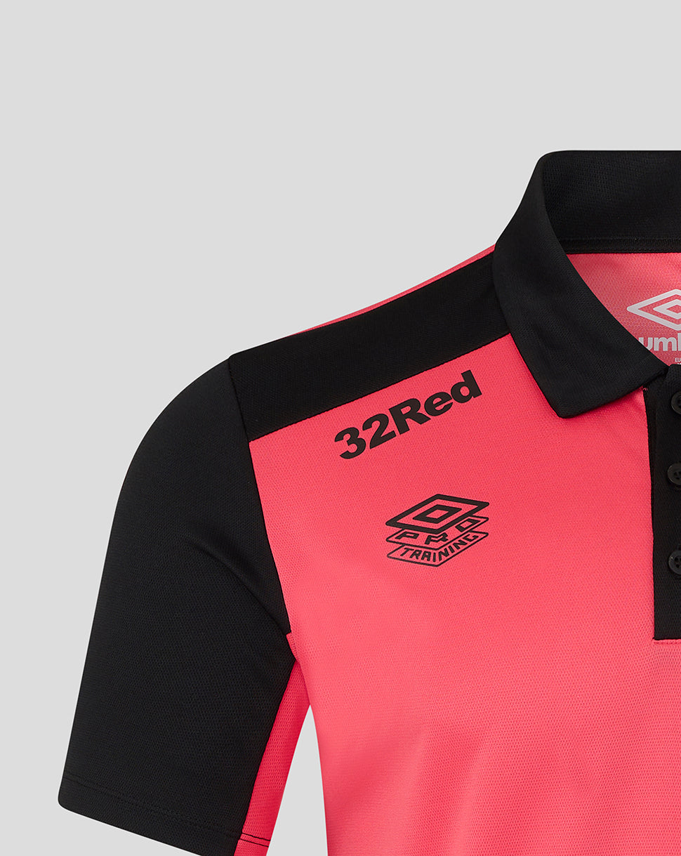 Rangers Men's 26/27 Pro Training Polo - Coral - Coral