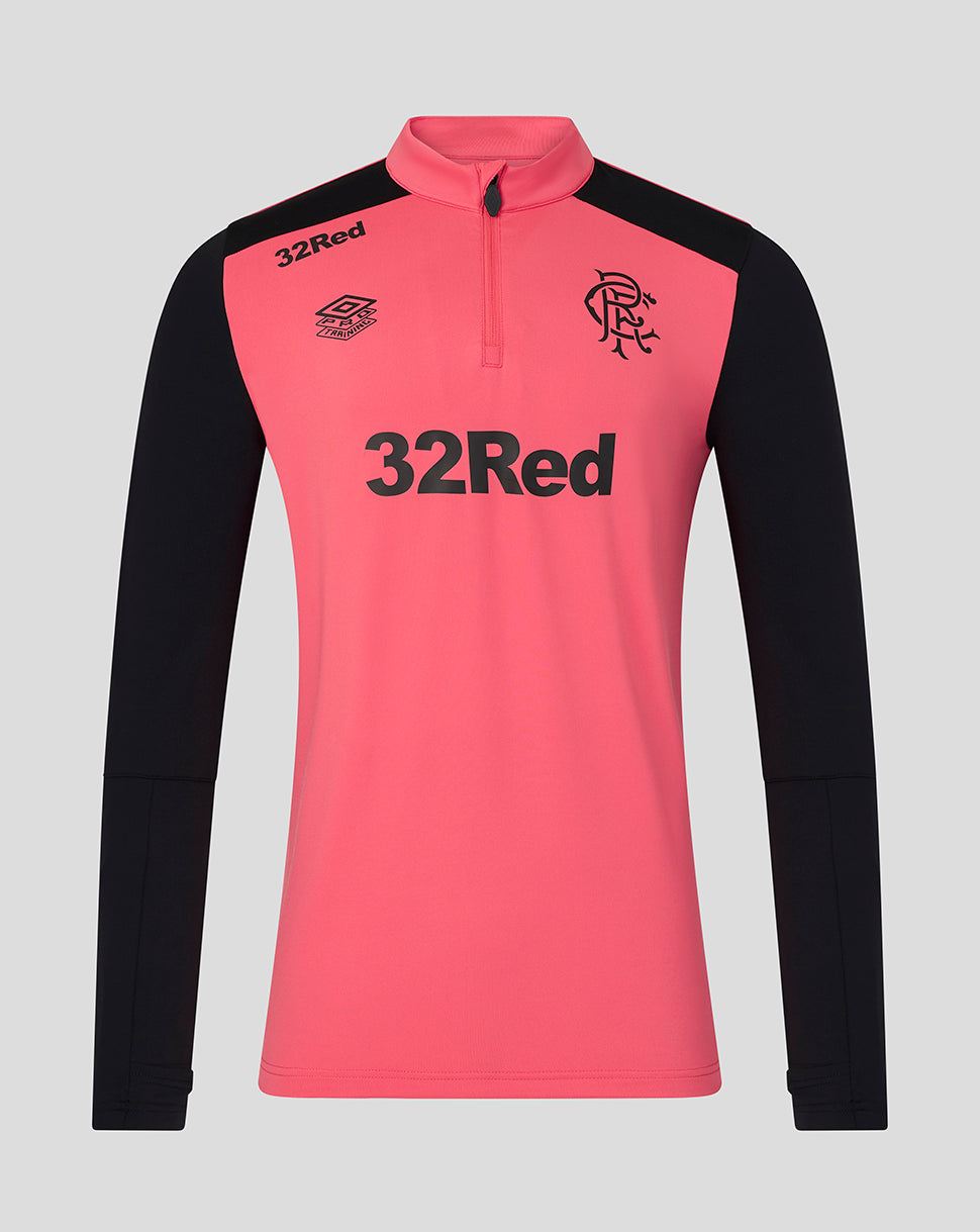 Rangers Men's 26/27 Pro Training Quarter Zip - Coral - Coral
