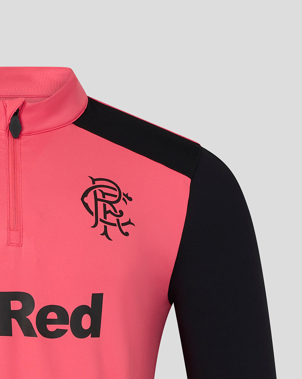 Rangers Men's 26/27 Pro Training Quarter Zip - Coral - Coral