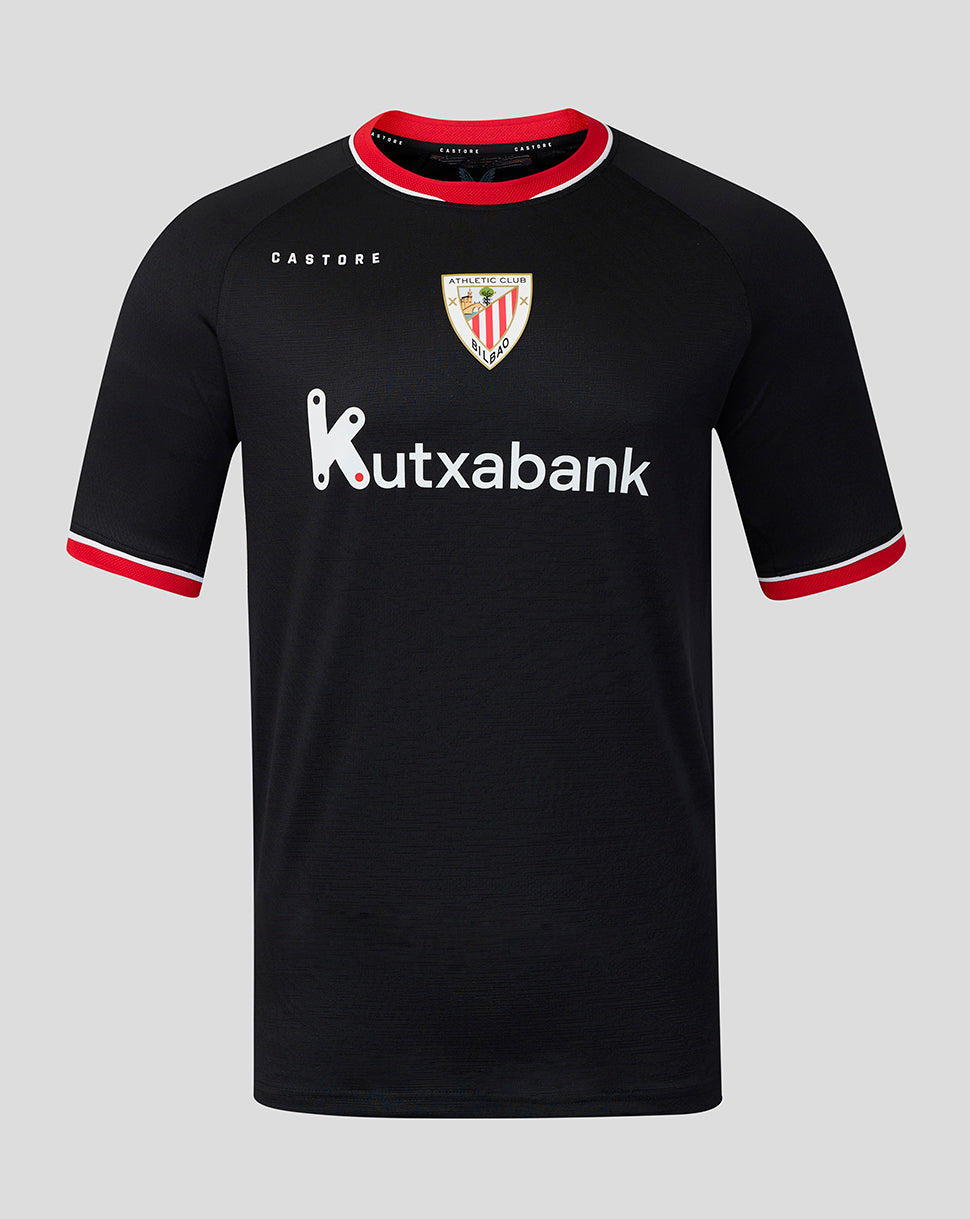 Front view of Athletic Club Men's 26/27 Away Pro Shirt showing crest and Kutxabank sponsor