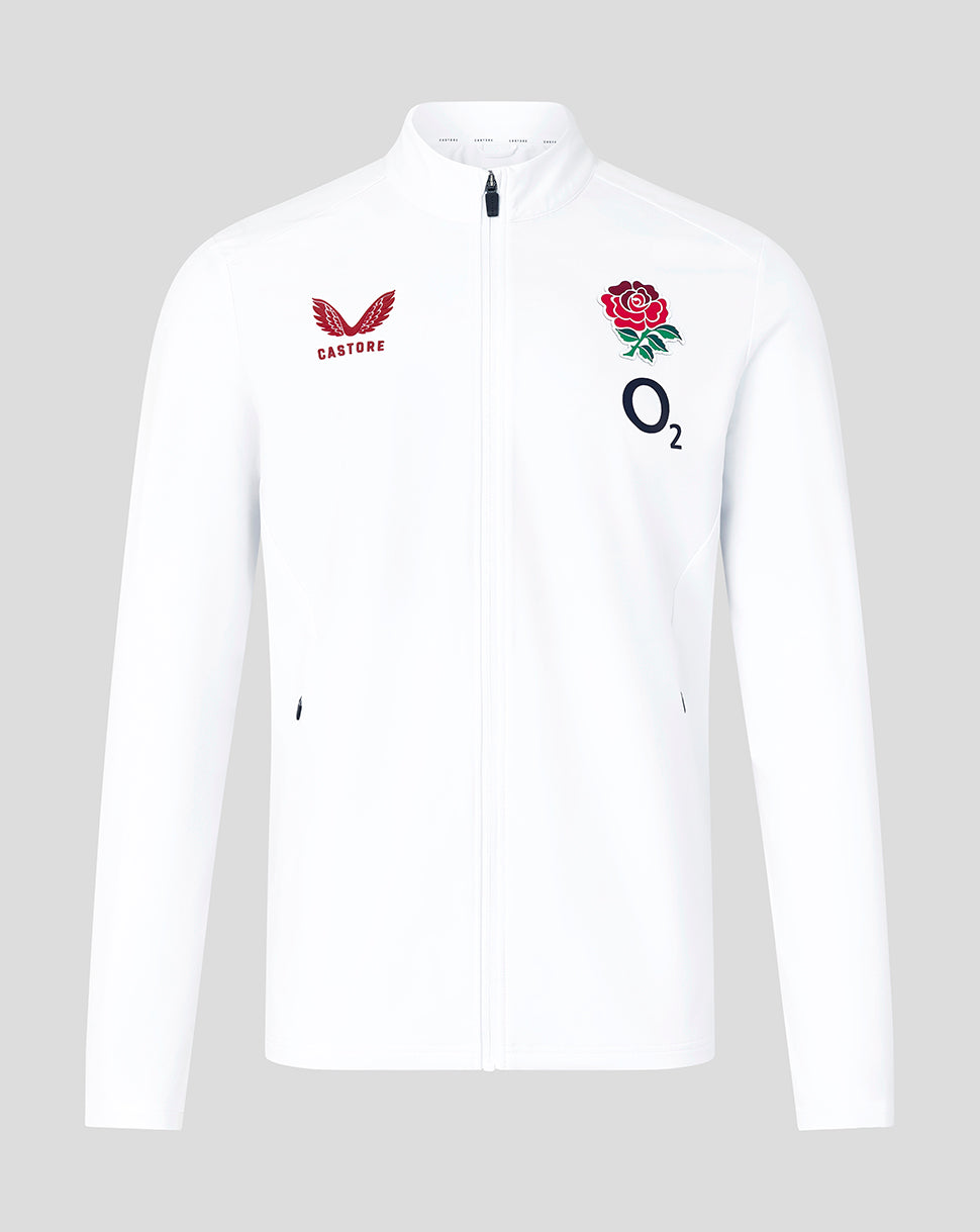 England Rugby Men's 26/27 Anthem Jacket - White