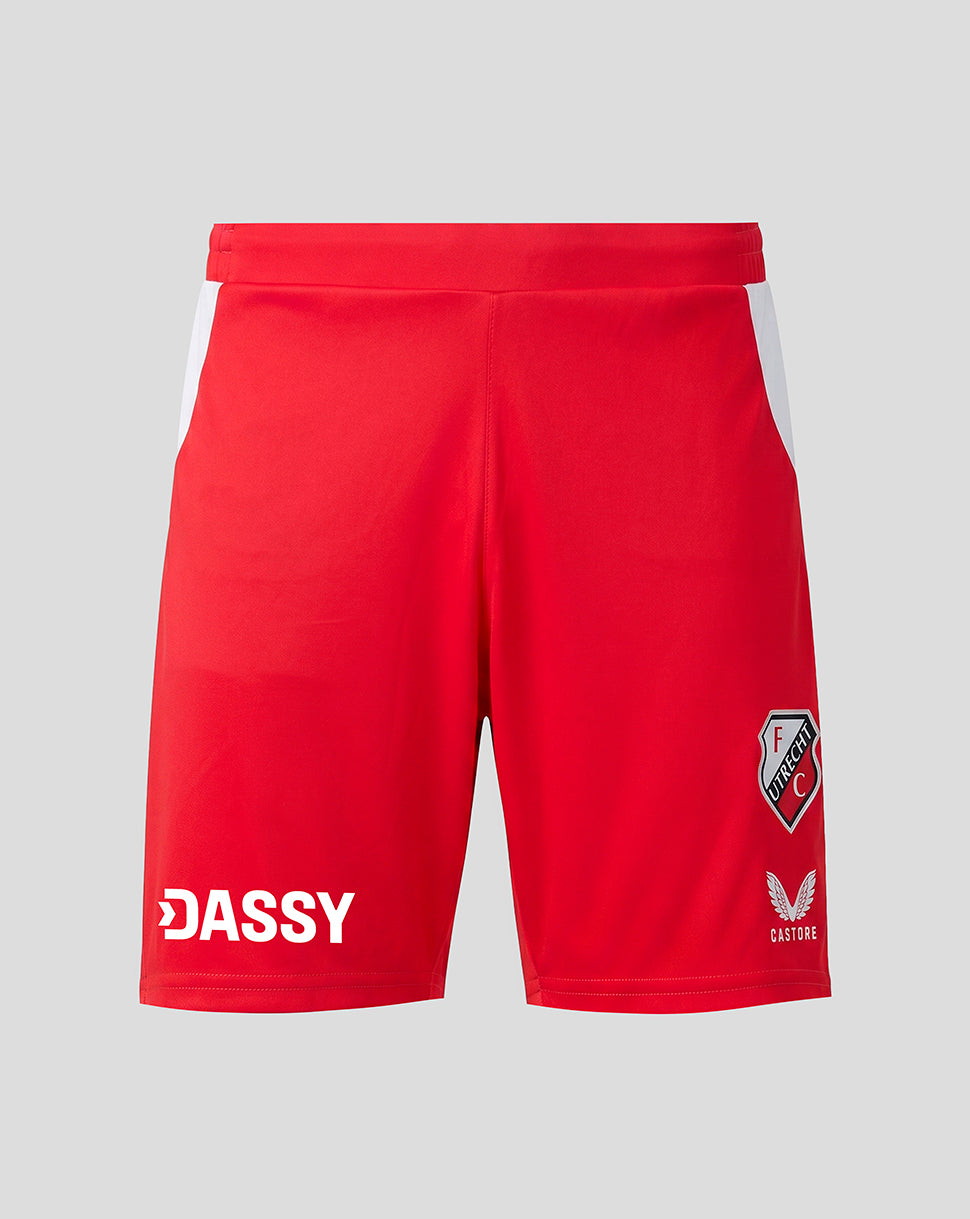 Pantalones cortos local FC Utrecht 26/27 de hombre - Rojo/Blanco