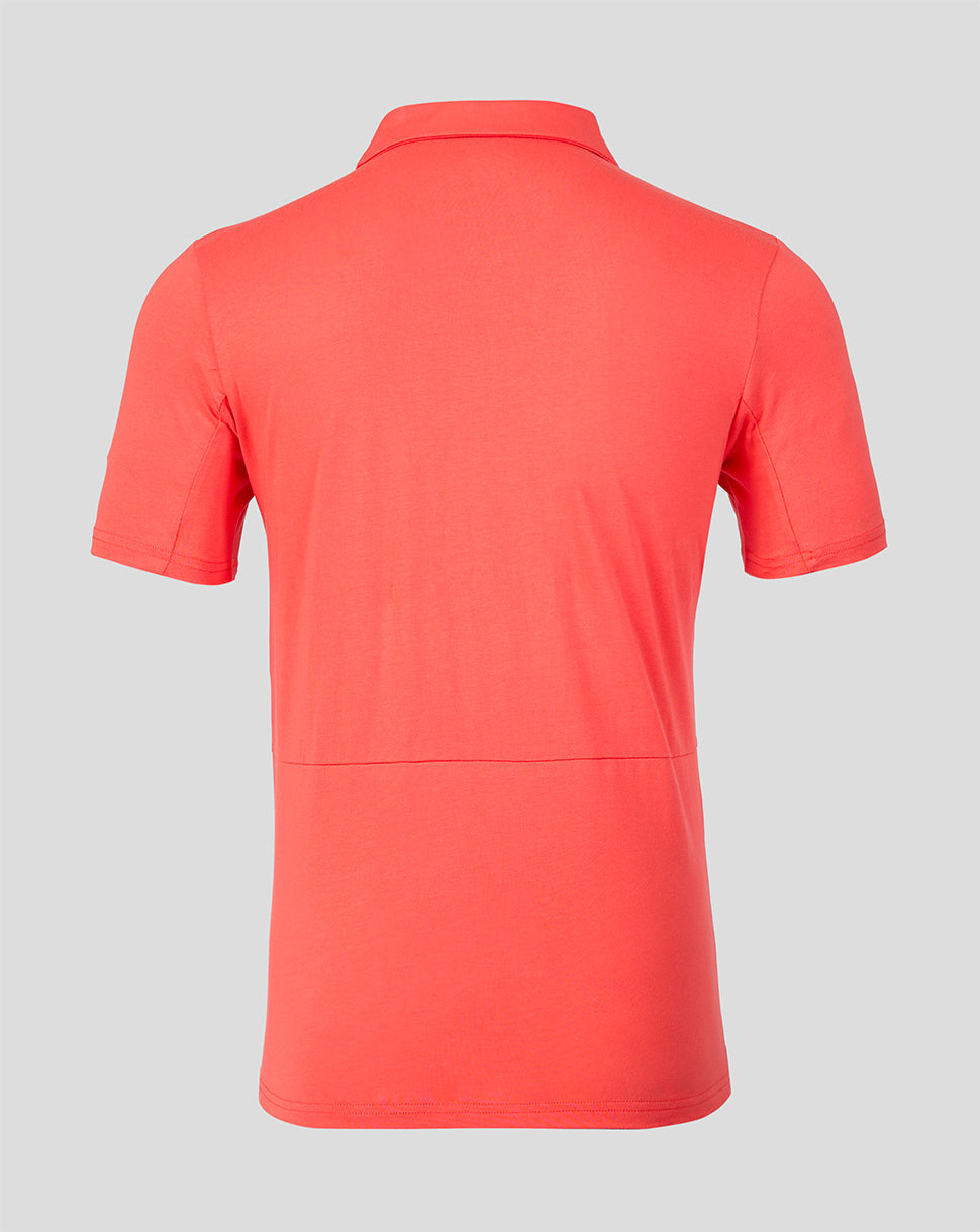 Rangers FC Men's 2026/27 Presentation Polo - Coral - Coral