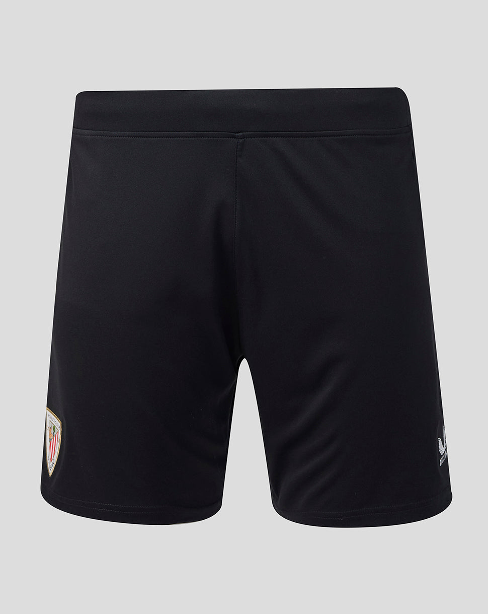 Black Athletic Club 26/27 Home Goalkeeper Shorts with crest on the left leg