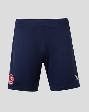 Navy FC Twente men's 26/27 shorts with crest on left leg and Castore logo on right leg