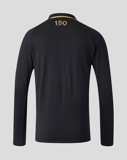 Saracens Mens 2026/27 Home Classic Cotton Long Sleeve Shirt