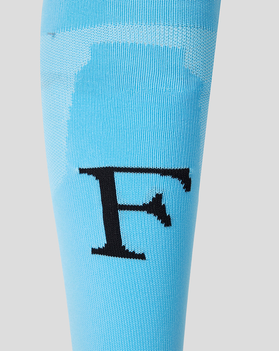 Feyenoord Junior 2026-2027 Auswärts-Socken - Alaskan Blue/Schwarz