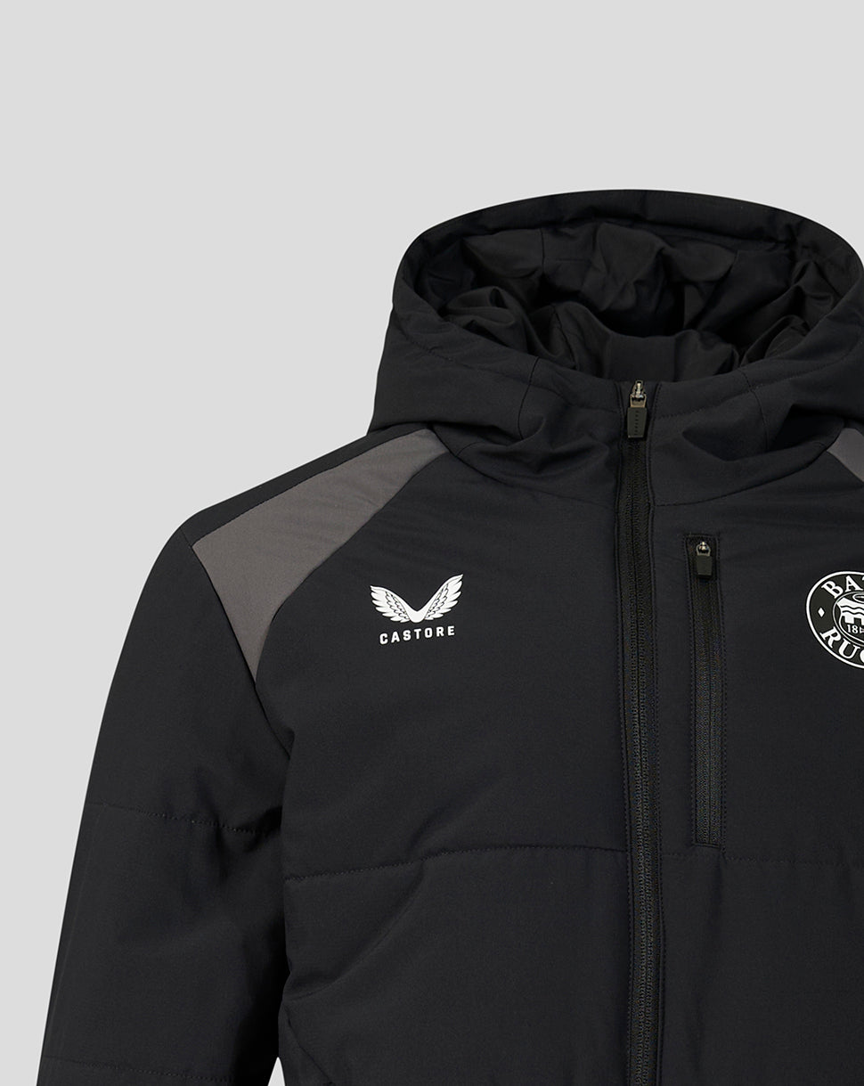 Bath Rugby Unisex 2026/27 Training Padded Jacket - Black