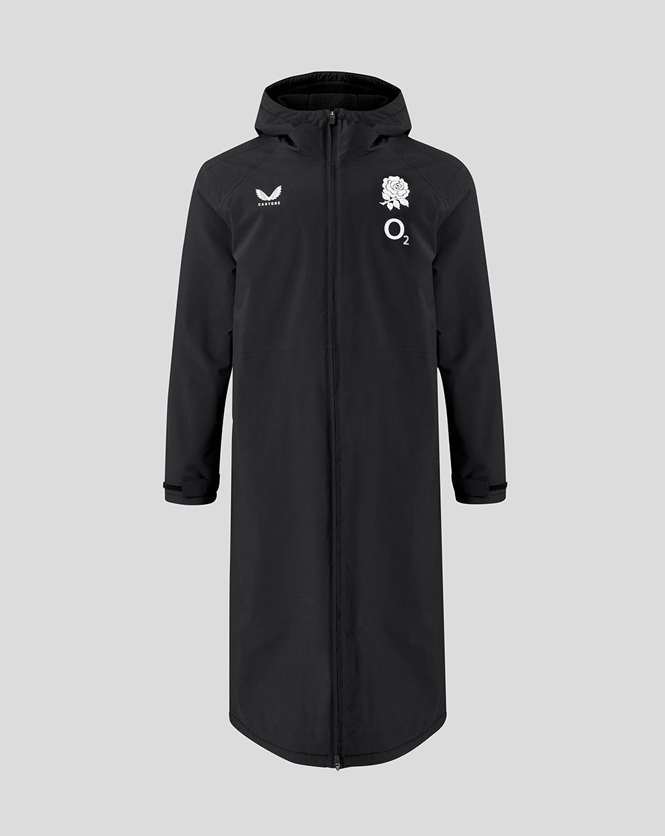 England Rugby Unisex 26/27 Training Thermal Robe - Black - Black