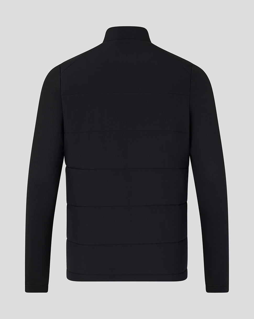 Black jacket on a light gray background