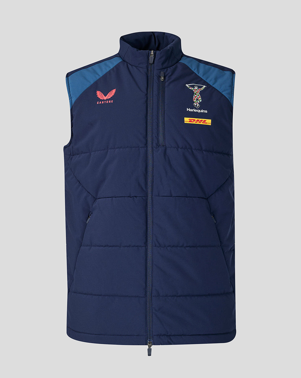 Harlequins Unisex 26/27 Training Gilet - Navy