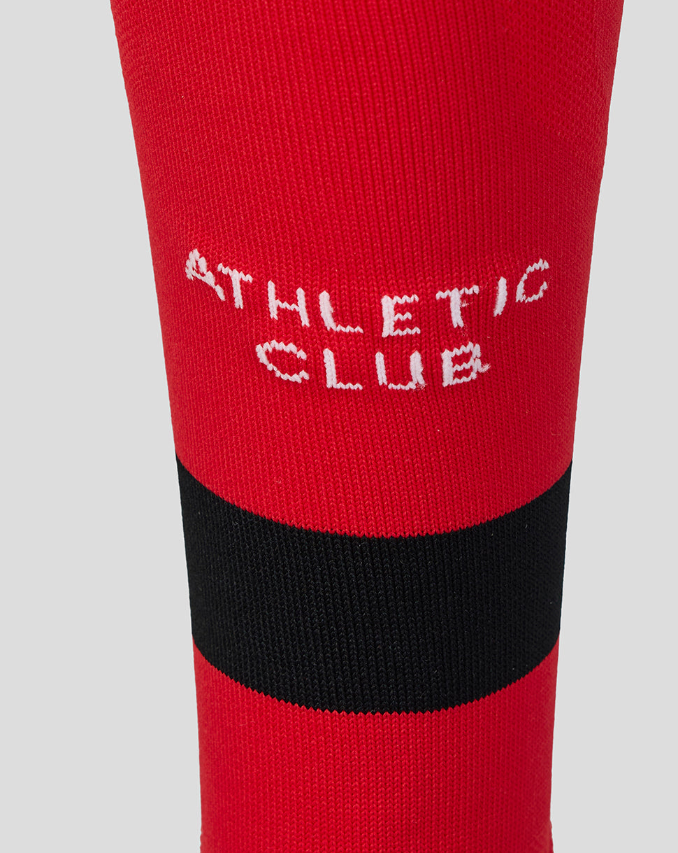 Athletic Club Erwachsene 26/27 Auswärts Alternativ Socken - Rot/Schwarz