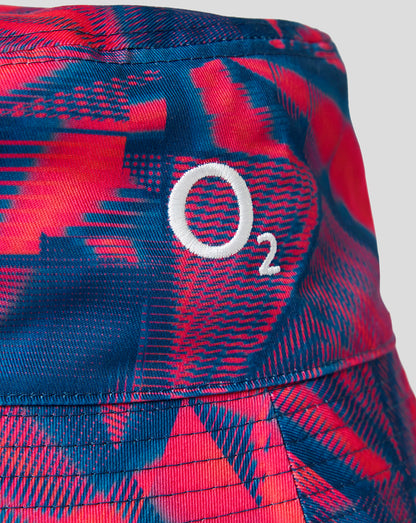 England Rugby Unisex 26/27 Reversible Bucket Hat - Rhodonite