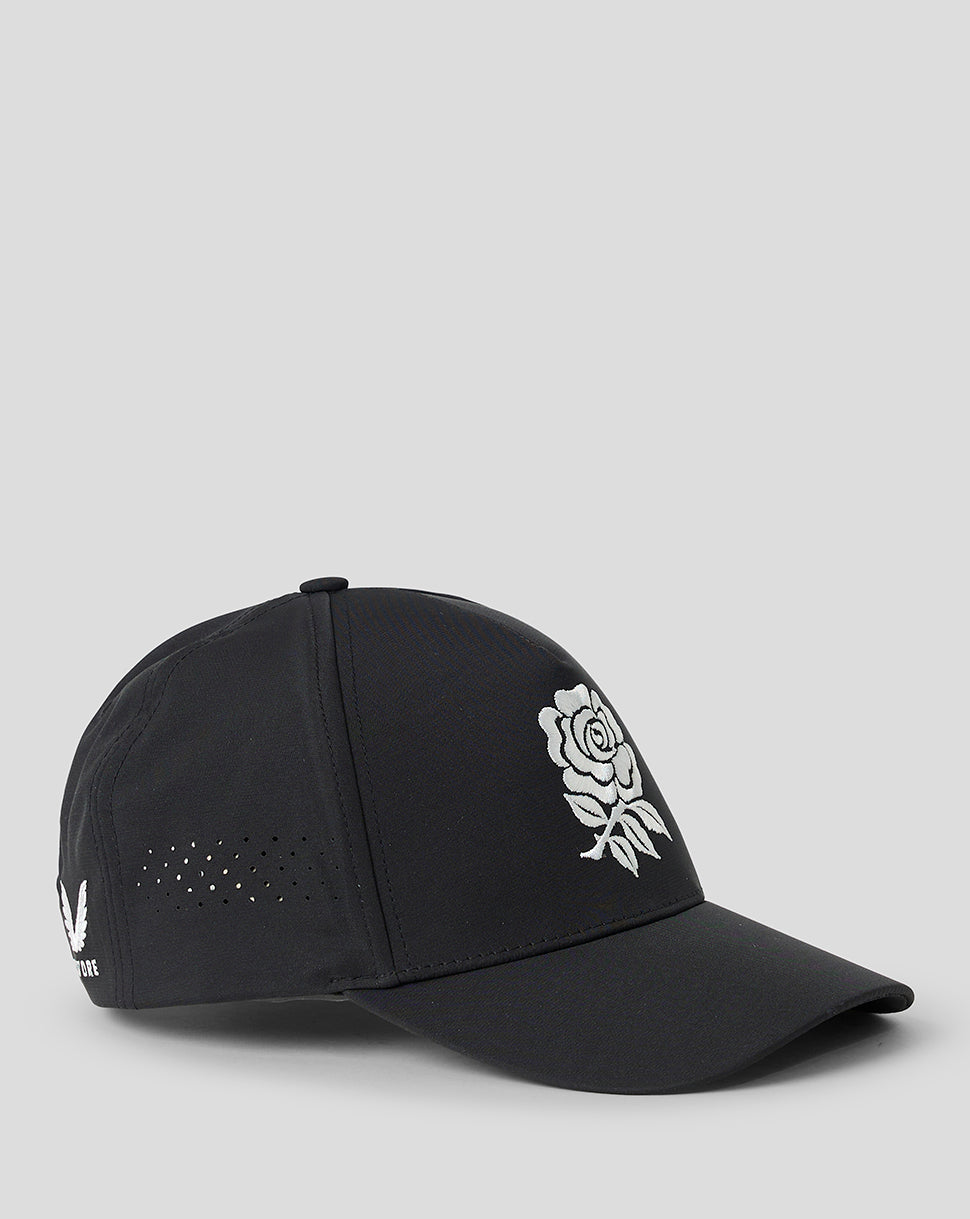 England Rugby Unisex 26/27 Team Cap - Black - Black