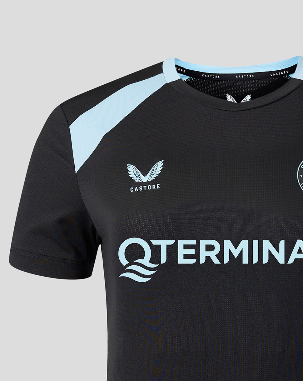 Feyenoord dames 2026-2027 Training Coaches shirt - Zwart/Summer Song