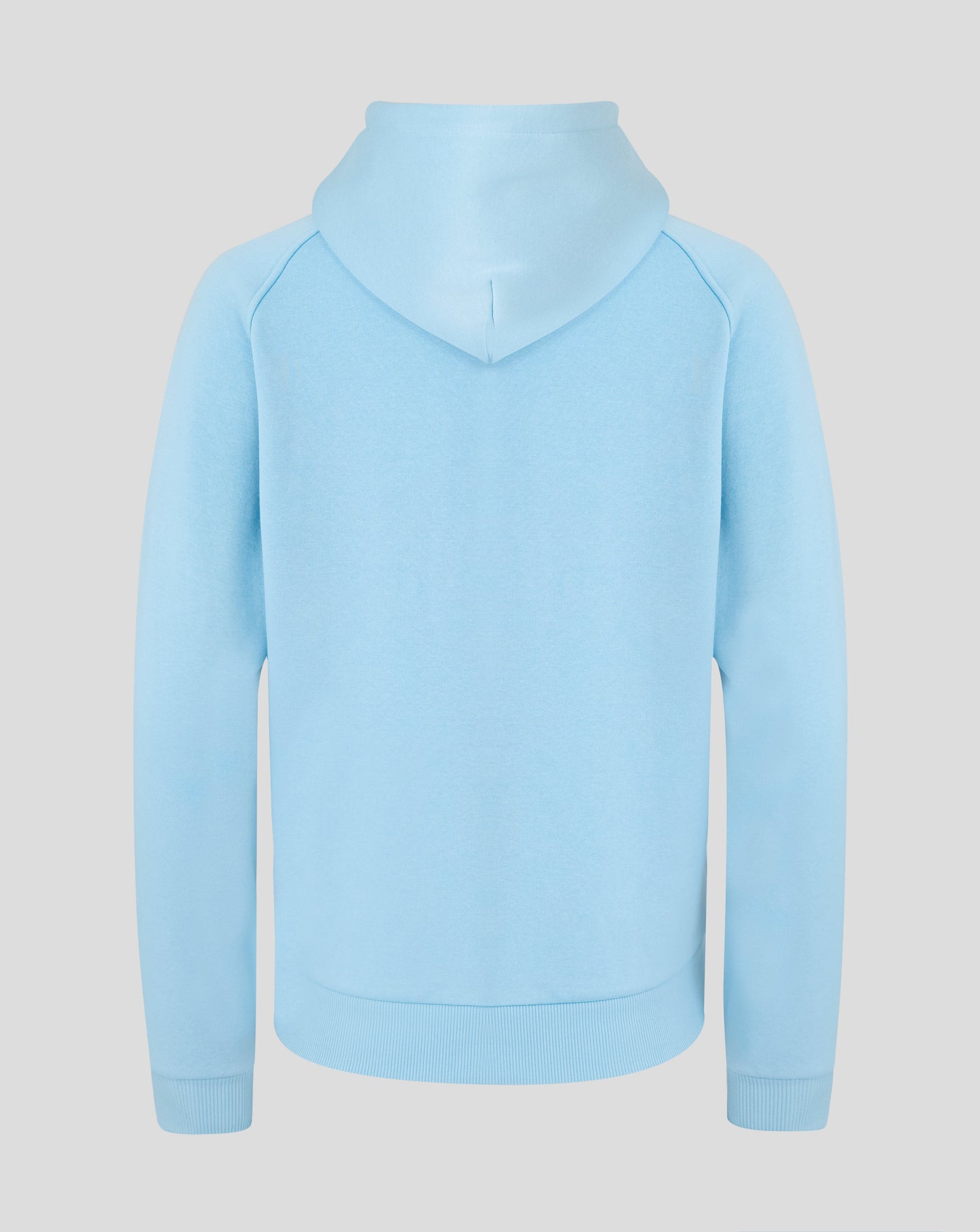 Light blue hoodie on a light gray background