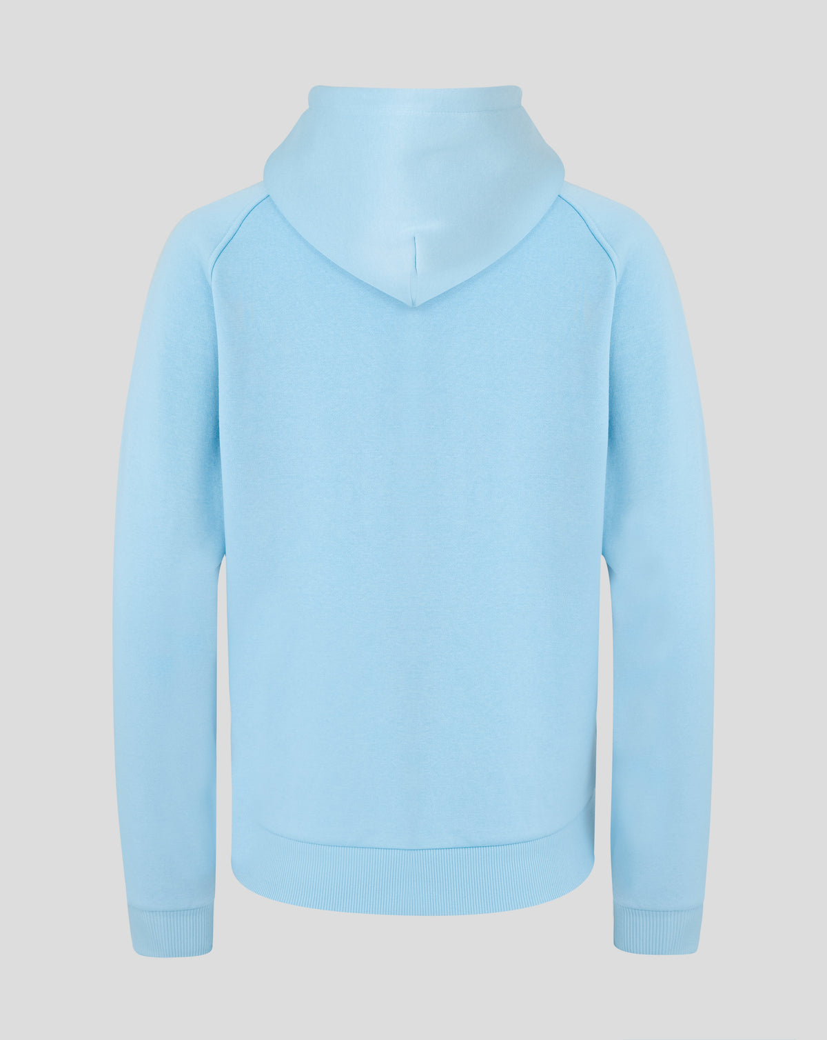 Light blue hoodie on a light gray background