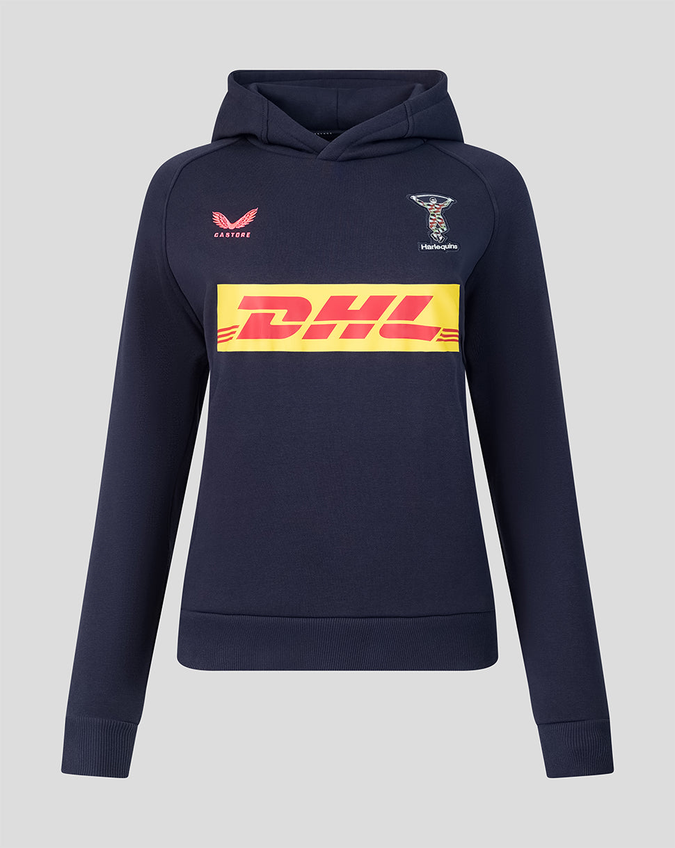 Harlequins Women's 2026/27 Travel Hoodie - Navy