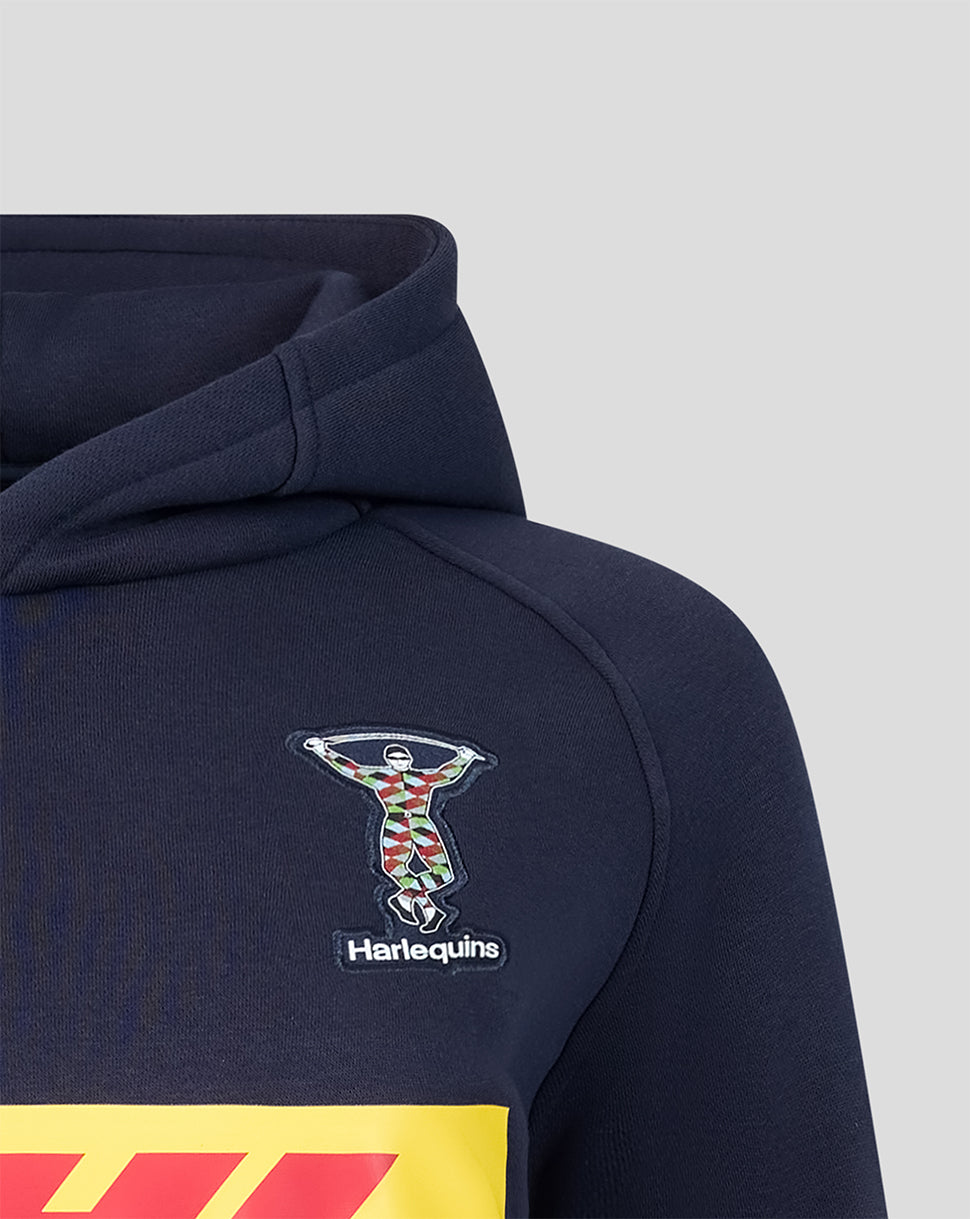 Harlequins Women's 2026/27 Travel Hoodie - Navy