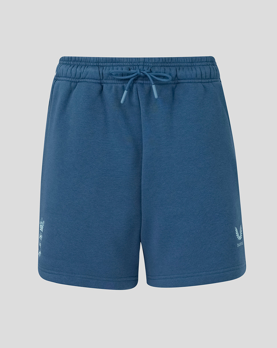 England Cricket Women's 26/27 Off Pitch Shorts - Blue
