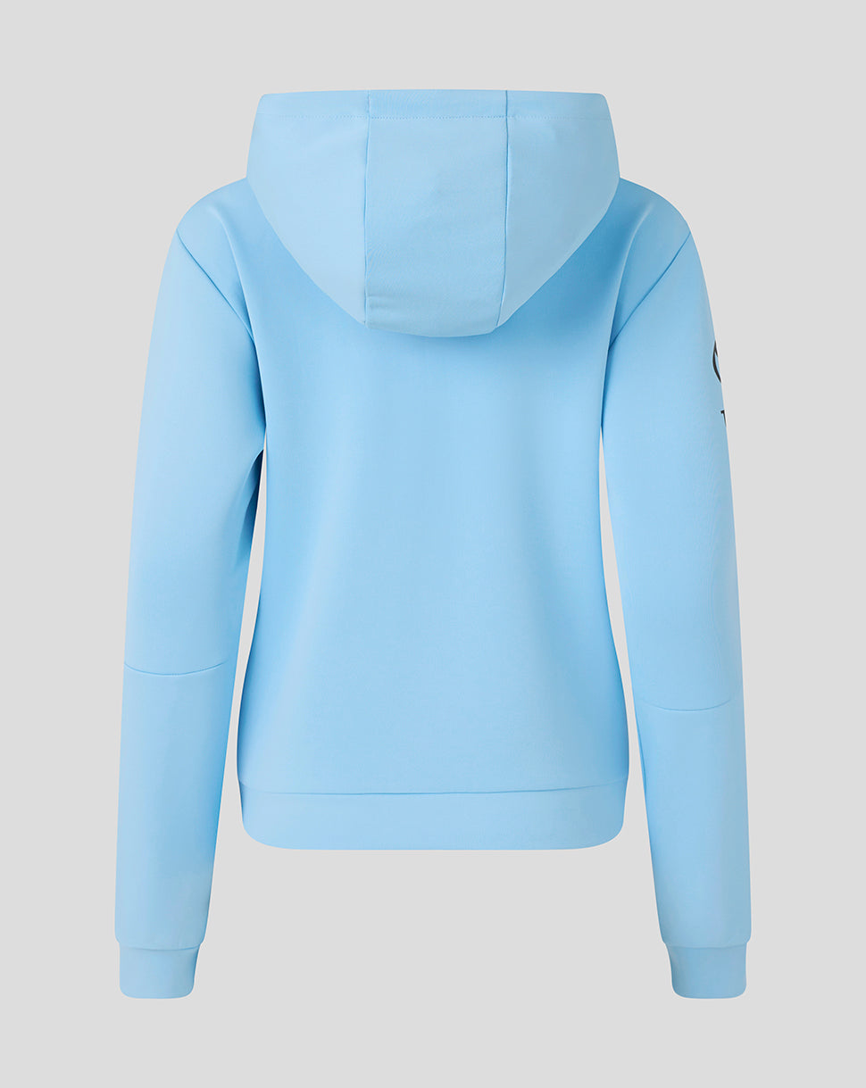 England Cricket Women's 26/27 Off Pitch Full Zip Hoodie - Blue