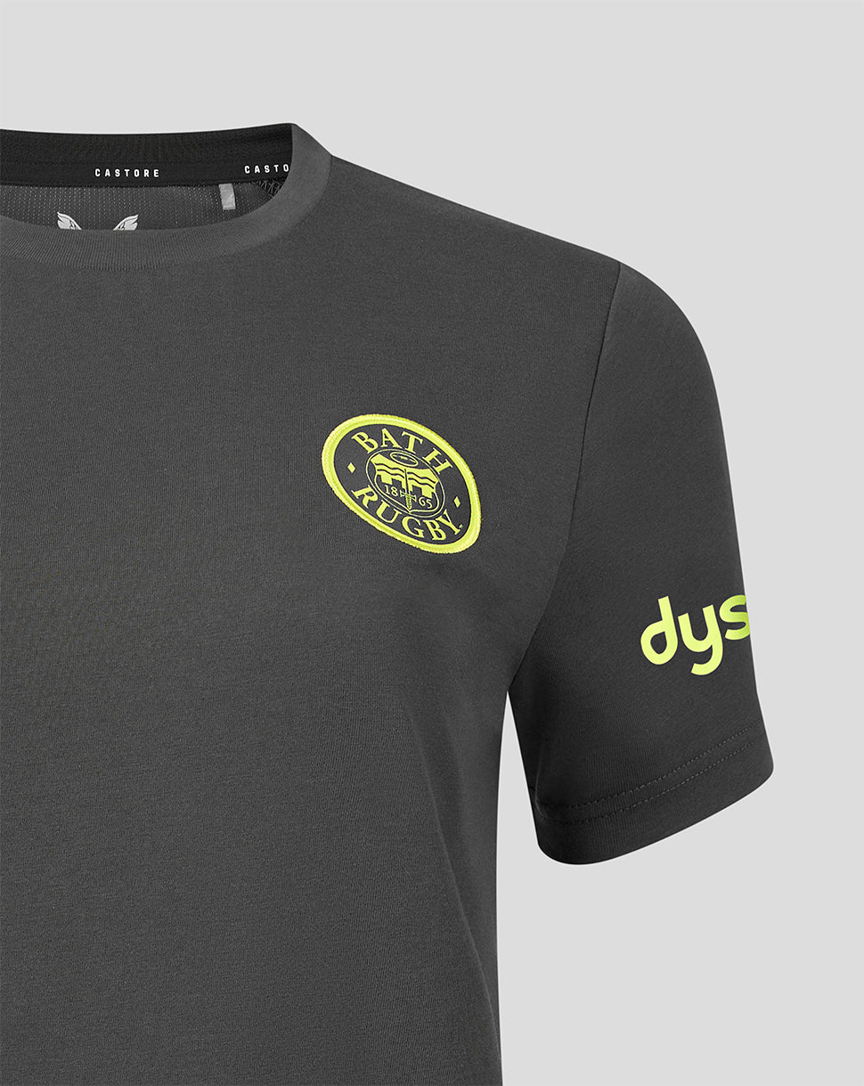 Bath Rugby Women's 2026/27 Travel T-Shirt - Gunmetal