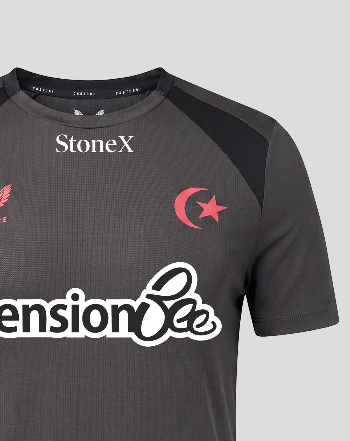 Saracens Women's 2026/27 Training T-Shirt - Grey - Grey/Black