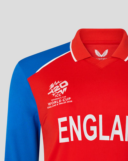 England Cricket Women's 26/27 T20 WWC Replica Long Sleeve Shirt