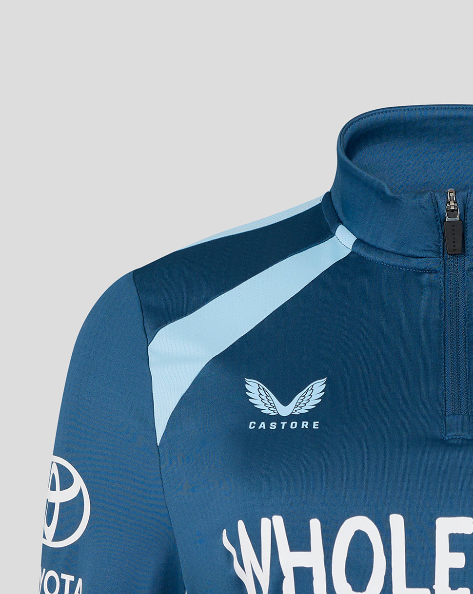 England Cricket Women's 26/27 Training Midlayer Top - Blue