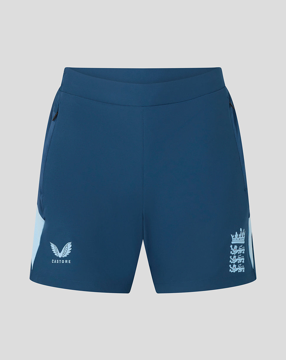 England Cricket Women's 26/27 Training Shorts - Blue