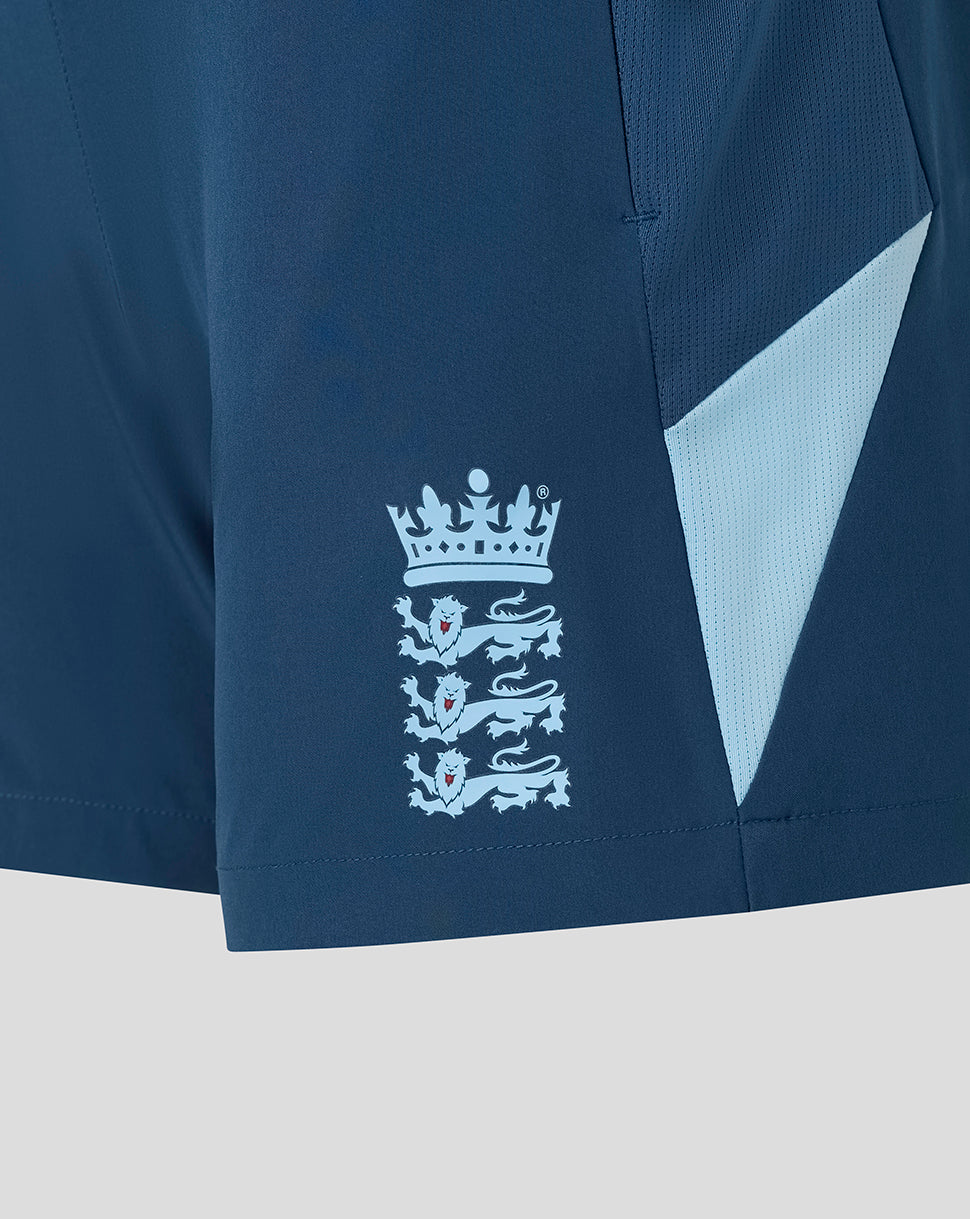 England Cricket Women's 26/27 Training Shorts - Blue