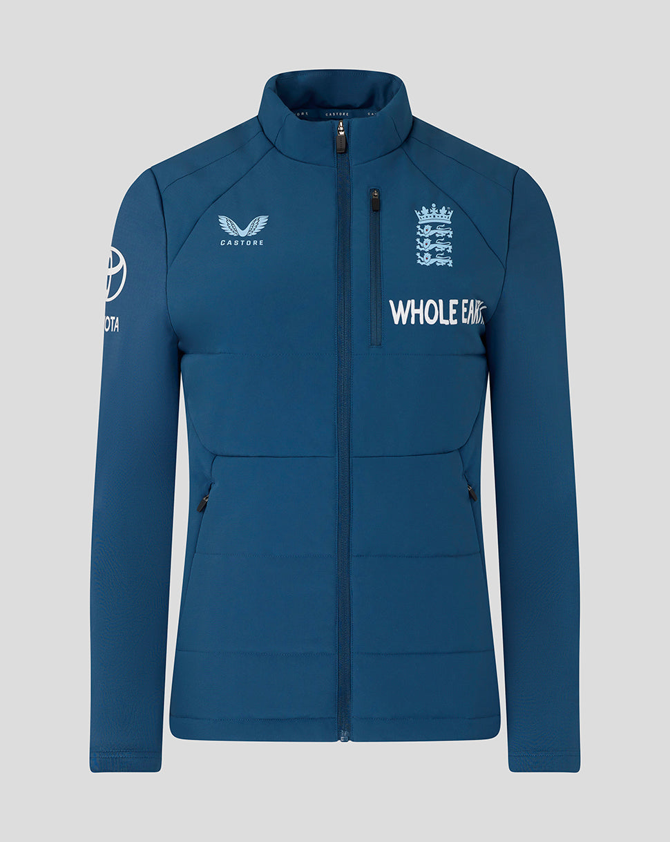 England Cricket Women's 26/27 Training Thermal Jacket - Blue