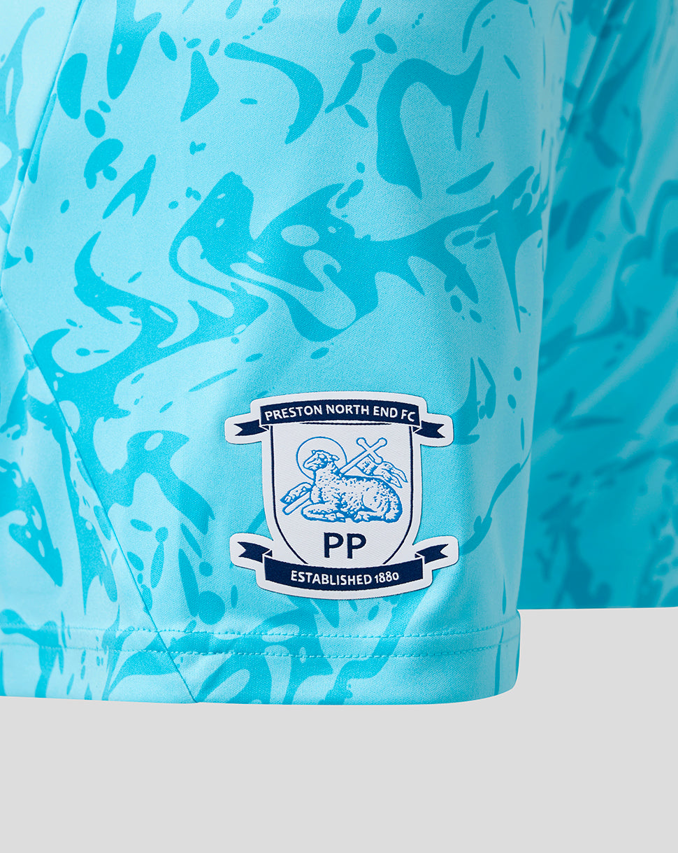 Preston North End Junior 2026/27 Away Goalkeeper Shorts - Blue
