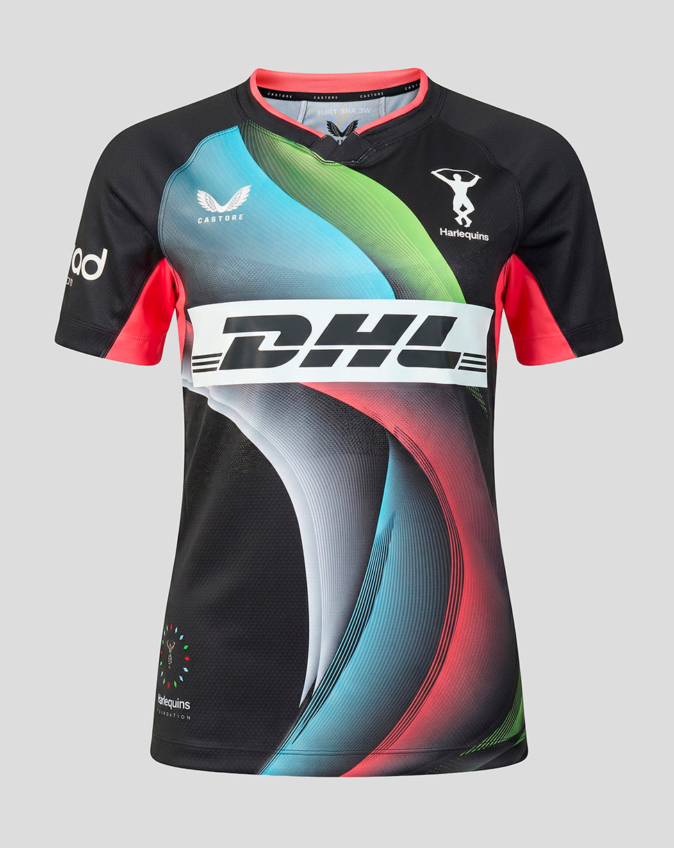 Harlequins Women's 2026/27 Big Game Pro Shirt - Black/Multi
