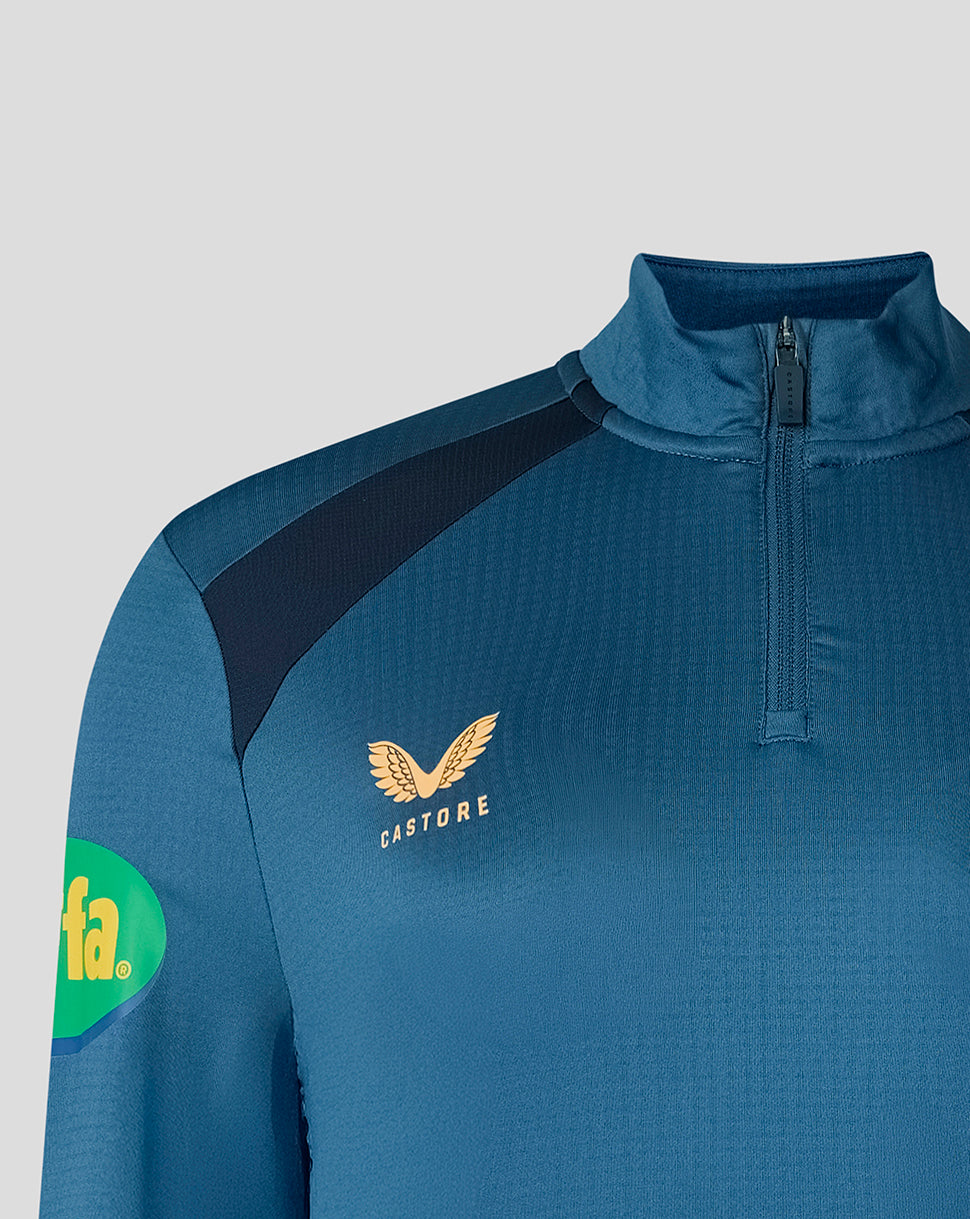 Leicester Tiger Women's 2026/27 Training Quarter Zip Top - Blue
