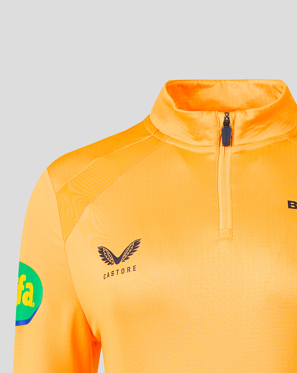 Leicester Tiger Women's 2026/27 Training Quarter Zip Top - Orange - Orange