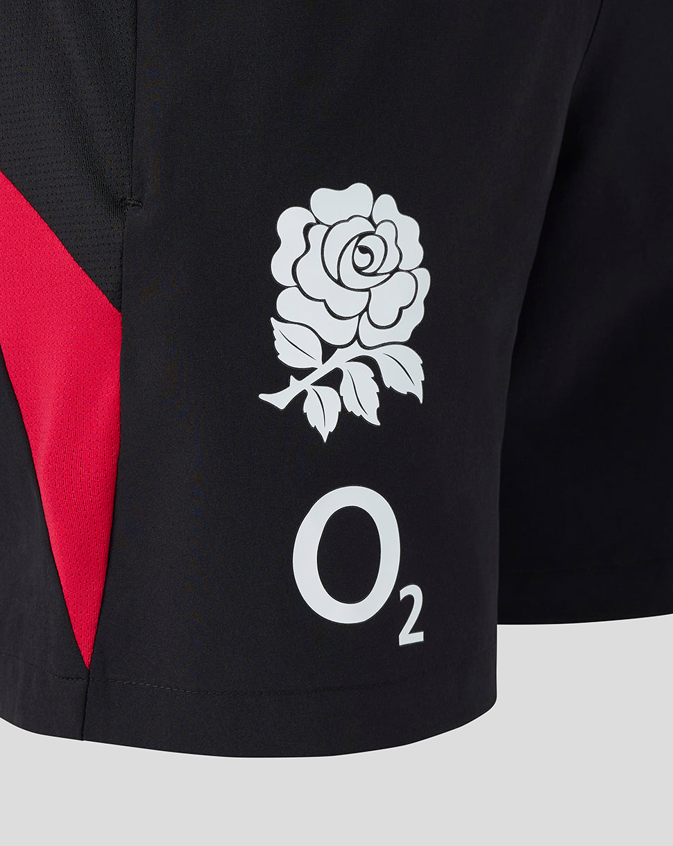 England Rugby Women's 26/27 Training Shorts - Black - Black
