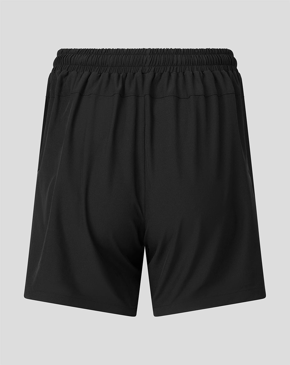 Bath Rugby Women's 2026/27 Training Shorts - Pockets - Black/Gunmetal