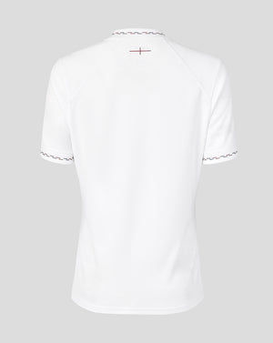England Rugby Women's 26/27 Home Replica Short Sleeve Shirt - White