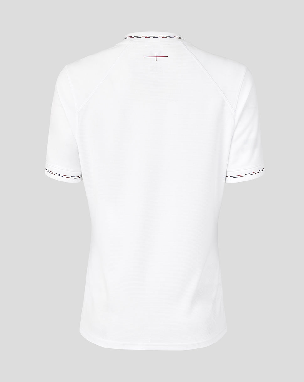 England Rugby Women's 26/27 Home Replica Short Sleeve Shirt - White - White