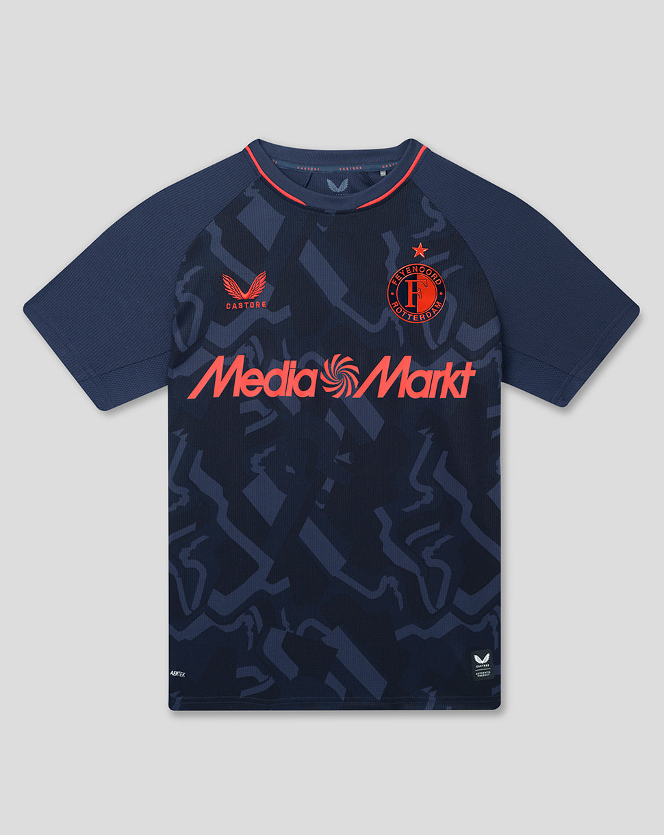 Feyenoord women's 2026-2027 third shirt navy with orange Media Markt sponsor and crest