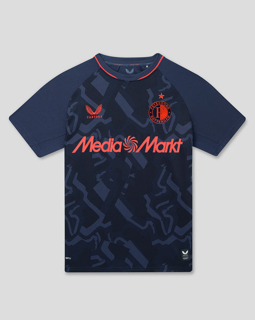 Feyenoord women's 2026-2027 third shirt navy with orange Media Markt sponsor and crest
