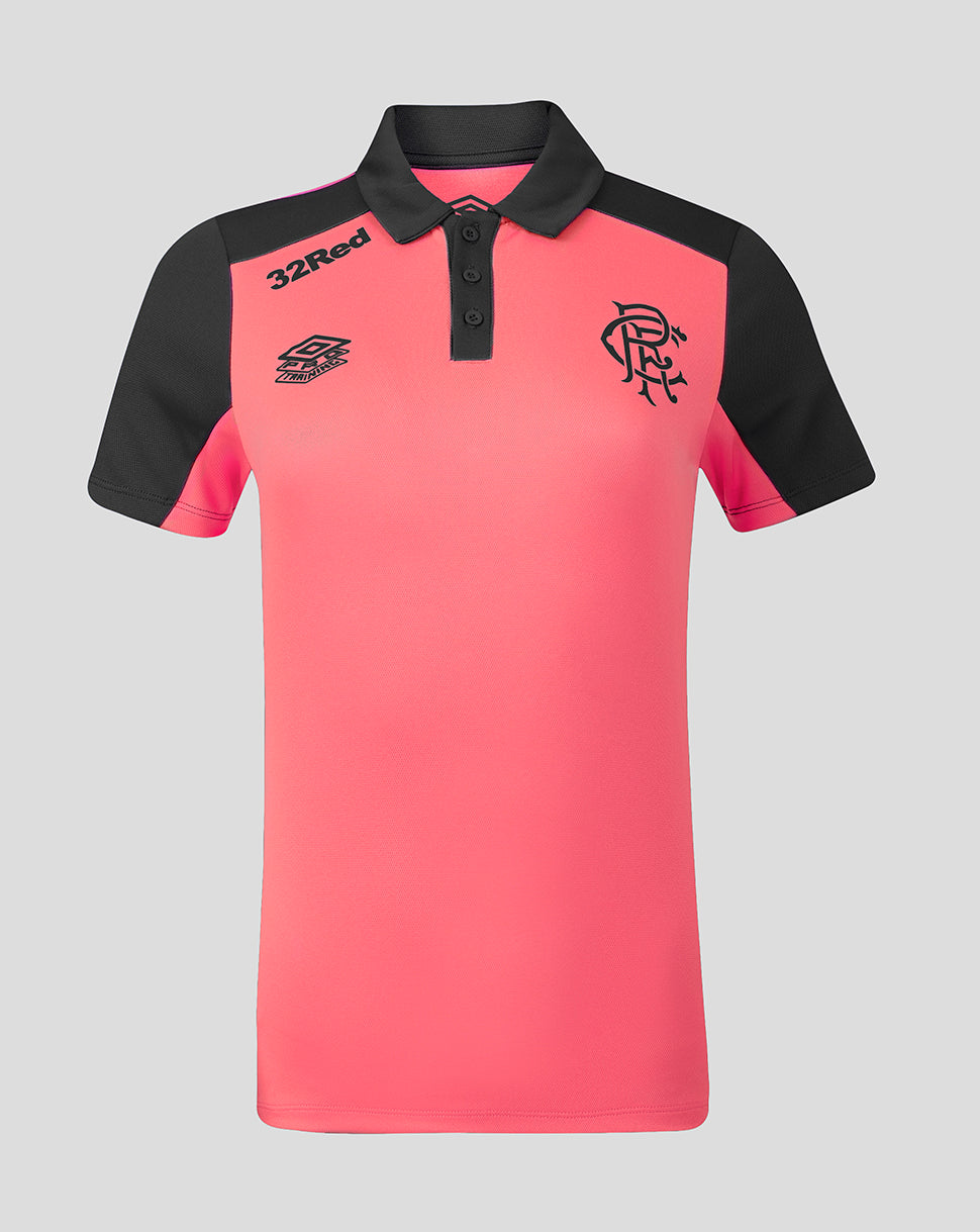 Rangers Women's 26/27 Pro Training Polo - Coral - Coral