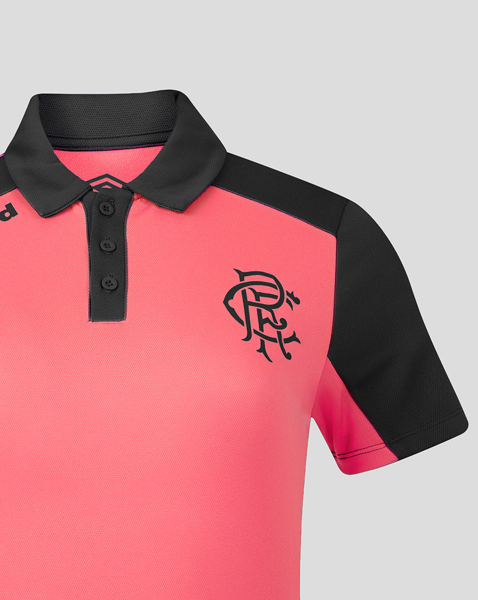 Rangers Women's 26/27 Pro Training Polo - Coral - Coral