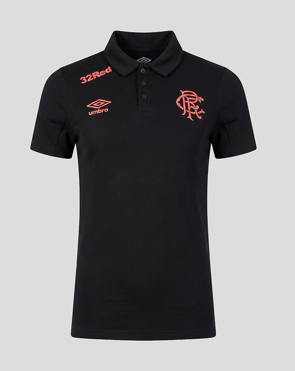 Rangers FC Men's 2026/27 Presentation Polo - Caviar - Caviar