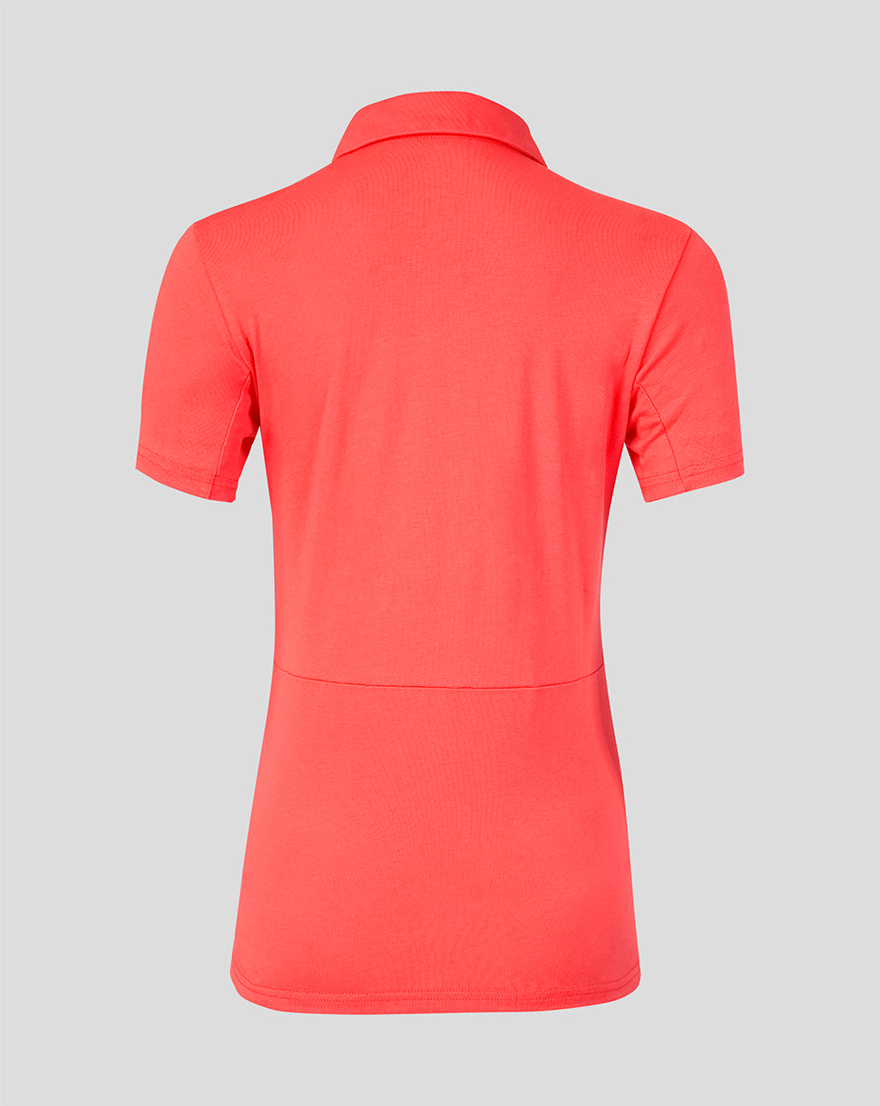 Rangers FC Women's 2026/27 Presentation Polo - Coral - Coral