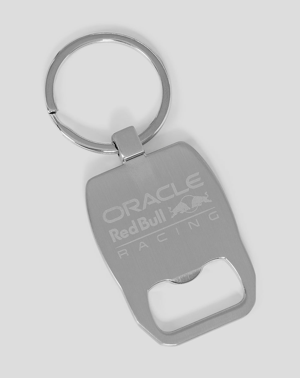 Oracle Red Bull Racing Bottle Opener Keyring - Silver - Silver